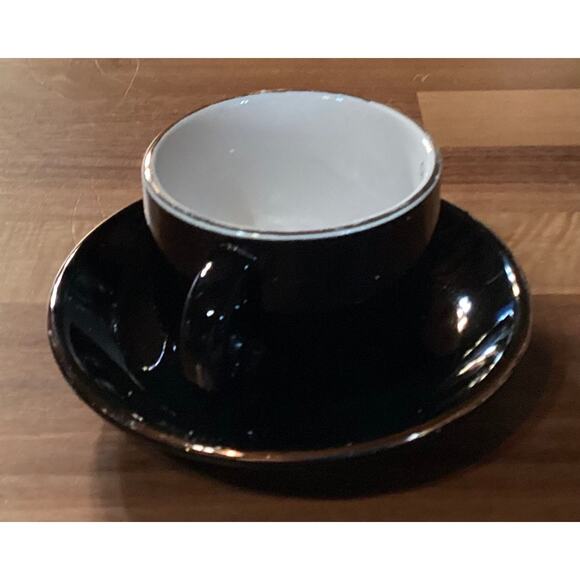 CUBITA Black & Gold Espresso Cup & Saucer - Picture 6 of 9